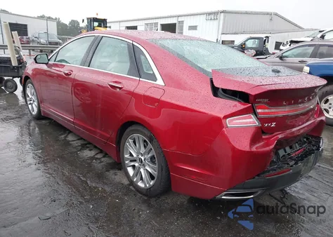 2014 Lincoln Mkz Hybrid from USA, damaged, VIN 3LN6L2LU2ER814360